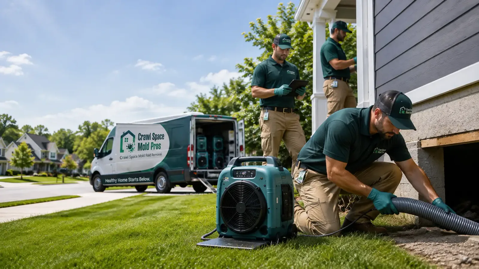 Crawl Space Mold Removal in Radcliffe, IA